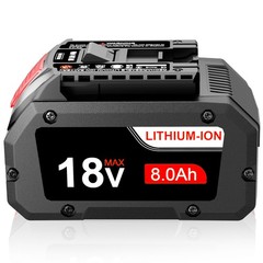 2 Pack 18V Battery For Bosch 18V 8.0AH Li-ion BAT609 BAT610G BAT618 GSR18V-LI