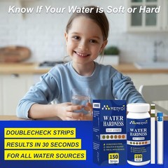 Water Hardness Test Kit – Quick and Accurate Water Hardness Test Strips – Hard