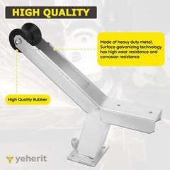 Boat Trailer Winch Stand with Roller,Fits3″x4″Frames,Multiple Height Adjustments