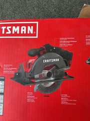 NOB CRAFTSMAN CMCS500 V20 6.5in Cordless Circular Saw – Tool Only (‎CMCS500)