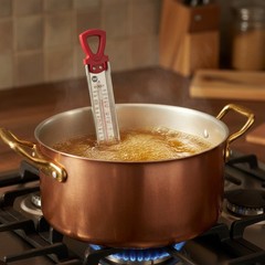 Taylor Food Network Candy Thermometer – Clip-On Stainless Steel Design