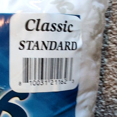 MyPillow Classic Standard Bed Pillow White Washable Dryable Solid *New Sealed*