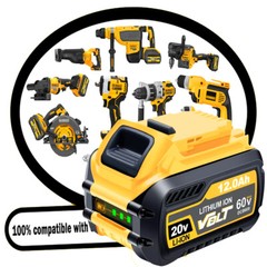 12.0Ah For DEWALT FLEXVOLT DCB609 20V/60V MAX Lithium-lon Battery DCB606 DCB612