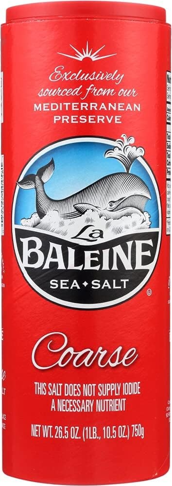 La Baleine Coarse Sea Salt 26.5 oz French All Natural Product of France