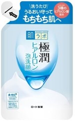 ROHTO HADALABO GOKUJYUN HYALURONIC ACID MOISTURIZING CLEANSER REFILL 140ml X 6