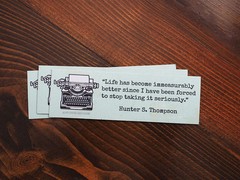 Hunter S. Thompson Quote Sticker