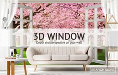 3D Petal Mountain ZHUA30370 Wallpaper Wall Murals Removable Self-adhesive Ann