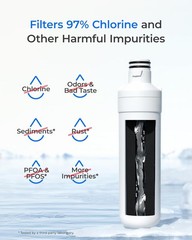 Waterdrop Replacement for LG® LT1000P® ADQ74793501 Refrigerator Water Filter