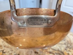 Williams Sonoma Professional Cookware 12” Copper and Stainless Steel-lined Wok