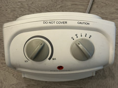 Pelonis HF-0020T Fan-Forced Heater 120V 1500W Intertek Portable S2