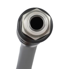100ft 3/8″ Pressure Washer Hose 4000 PSI Non-Marking Gray With Couplers.