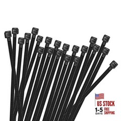 100pcs Cable Zip Ties Heavy Duty 8 Inch, Premium Plastic Wire Ties with 50