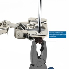 DTC 1-1/4″ Overlay Soft Close 105 Degree 2 Cam Press In Face Frame Cabinet Hinge