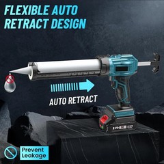 Cordless Electric Adhesive Caulking Gun Caulk Power Tool for 10oz. Sealant Glue