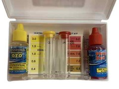 Swimming Pool Spa & Hot Tub 3-Way Chlorine Bromine (OTO) & pH Drop Test Kit