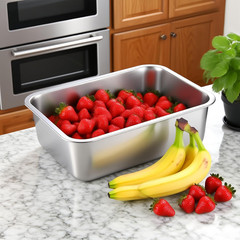 Lasagna Pan Set of 2, Deep Stainless Steel Baking Pans, 12.6Inches Rectangular M