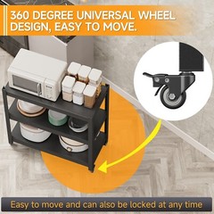 3-Tier Heavy Duty Metal Shelving Unit Garage Shelves Utility Rack Adjustable