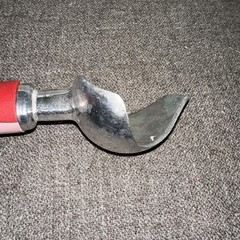 Vintage Ice Cream Scoop Red Cream Swirl Handle Hand Wash Only Kitchen Utensil