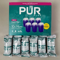 6 PACK PUR PLUS Mineral Core Faucet Mount Water Filter Replacement RF-9999
