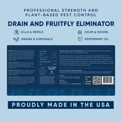 Fruit Fly Drain Treatment | Drain Fly Eliminator | All-Natural Eliminates Gna…