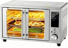 Stainless Air Fryer Toaster Oven Combo Oven Countertop Functional,Up to 450°F