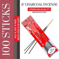 100 Hand-Dipped 11” Incense Sticks – Mix & Match Scents – Wholesale Bulk Pack