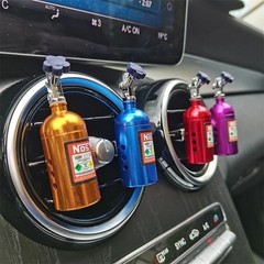 Car Air Freshener NOS Bottle Air Vent Aromatherapy Vent Clip Auto Fragrance USA
