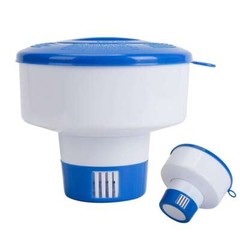 Swimming Pool 7″ Floating Chemical Dispenser Floater 1″, 3″ Chlorine Tablet Tabs