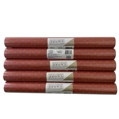 5 Count Imperial Wallcoverings Wallpaper Vintage Red W/Dots “David Carter Brown”