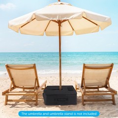 Umbrella Base Weight, 90 LBS Sand-fillable Bag with Weatherproof Fabric, Patio
