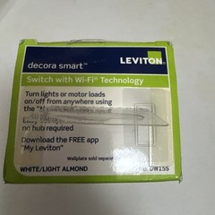 Leviton Decora SMART SWITCH with Wi-Fi Technology No. DW15S New in Box