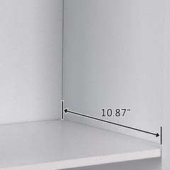 72”H Freestanding Storage Pantry Utility Cabinet 2 Door and 5 Shelves Organizer