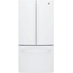 GE GWE19JGLWW 33″ Counter Depth French Door Refrigerator 18.6 Cu Ft