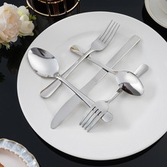 60 Pieces Flatware Set Stainless Steel Silverware Set Service for 12 kitchen