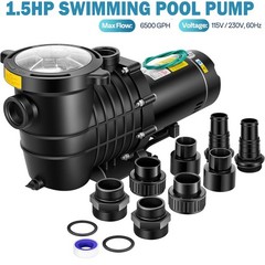 1.5HP Swimming Pool Pump Replacement for Hayward In/Above Ground 6500GPH 115/230