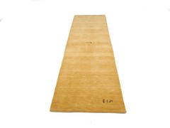 Golden Peach Tribal Design 3X10 Gabbeh Modern Runner Rug Handmade Wool Carpet