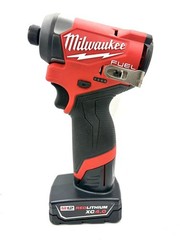 Milwaukee 3453-20 M12 FUEL 1/4″ Hex Impact Driver + XC4.0 4.0Ah Battery NEW GEN3