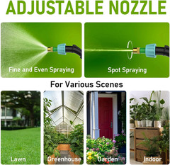 Rechargeable Electric Garden Plant Sprayer 5L Battery Powered Sprayer 2 Nozzles