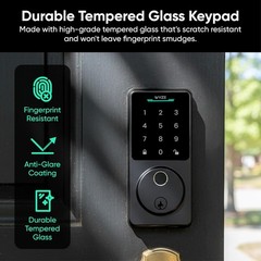 Smart Lock V2 with AI Scanner: Fingerprint Access, Remote Control & 8-Mo Battery