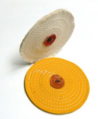 Jewelers Buffs Knife Edge White & Yellow 5″ Jewelry Polishing Set of 2 Pcs
