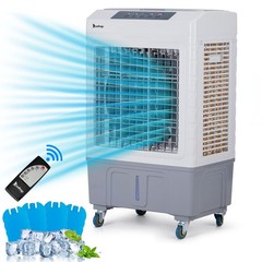 3-in-1 Evaporative Air Cooler, Portable Swamp Cooler with 10.57Gallon Reservoir