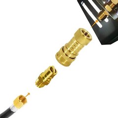 20FT Both 3/8″ Female Flare Propane Hose,3/8 Inch LP Gas Disconnect Fittings Kit