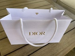 DIOR Classic White Gift Shopping Bag Small Rectangle NEVER USED