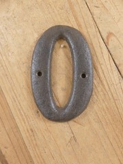 Metal House Numbers Street Address Rustic Cabin Cast Iron Pick #’s from 0-9 #