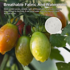 100PCS Garden Plant Fruit Vege Protect Drawstring Bags Against Insect Pest Bird