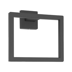 8.99 Lbs Modern Bathroom Wall Mount Towel Bar Set Stainless Steel Black