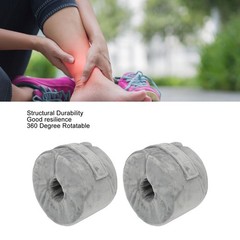 Grey 2pcs Foot Elevating Pillow Ankle Protector Foot Support Pillow Elevator WT