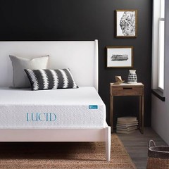 LUCID 6, 8, 10, and 12 Inch Gel Memory Foam Mattress – Twin Full Queen and King