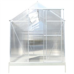 4.2/6.2/10.2ft Greenhouse Walk-in Green House Kit w/ Vent & Rain Gutter Backyard