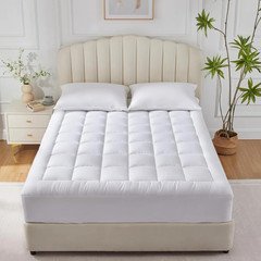 4 Inches Thick Mattress Topper Quilted Cooling Mattress Topper Pad Mattress Topp